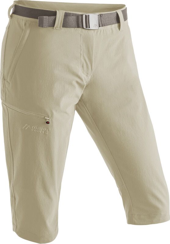 Maier Sports Inara Slim - Korte broek - Dames - beige - Maat 36