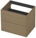 INK - Meuble bas 2L Softclose avec poignées - 600x450x520 mm - Chêne Olive