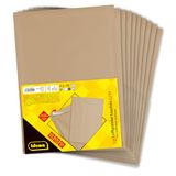Idena 14052 Bubble enveloppen, G/17, 25 x 34,5 cm, zelfklevend, FSC-Mix, bruin, 10 stuks