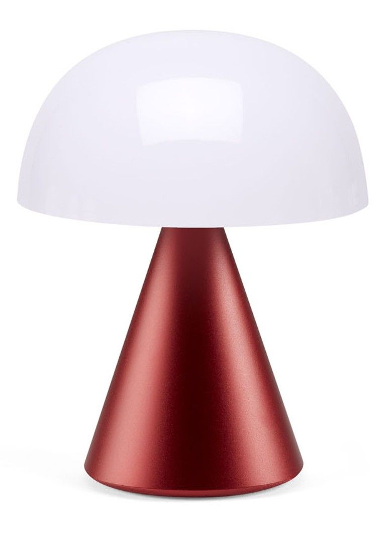 Lexon Mina Large Tafellamp - Rood - Ø14 cm