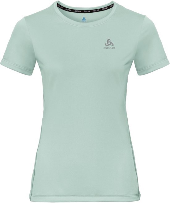 ODLO Tee SS Element Dames Sportshirt - Maat L - Vrouwen - groen