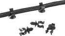 Hellermann Tyton HellermannTyton 151-14311 CTC10FT6-HIRHS-BK-D1 Houder voor beschermslang Zwart 1 stuk(s)