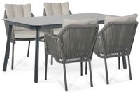 De Laan Projects De Laan Marbella/Tavano 160x90 cm dining tuinset 5-delig