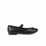 Geox J PLIE' B BALLERINA Fille Noir Cuir EU 40