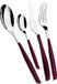 BUGATTI Glamour bestekset 24-delig rood granata