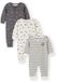 Minoti Jumpsuit Baby 3-pack 100% Katoen - Ecru