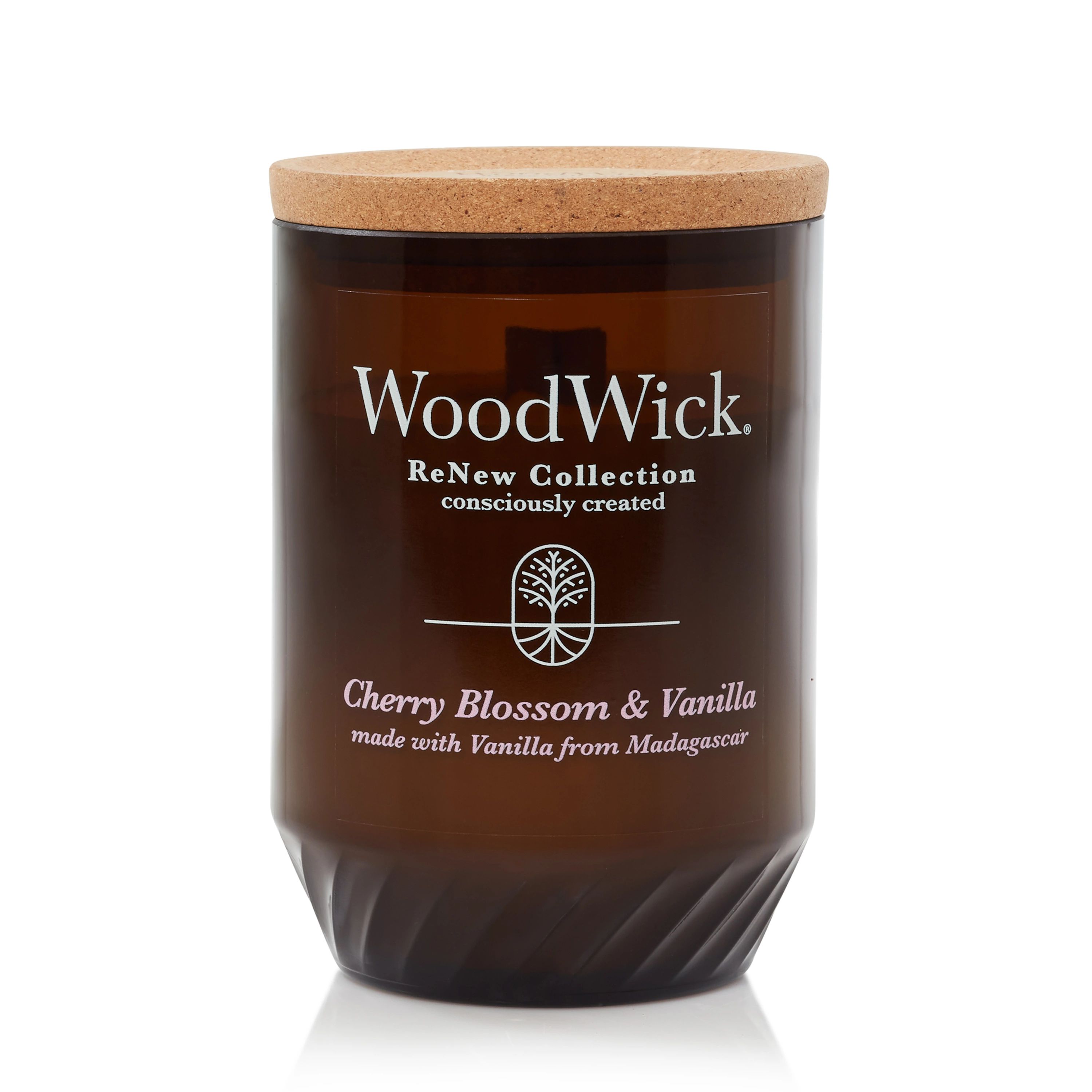 WoodWick ReNew Cherry Blossom & Vanilla Medium Candle