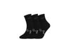 LI-NING Chaussettes basses (Lot de 3) Nouveau noir/Nouveau noir/Nouveau noir L AWTV007-1H