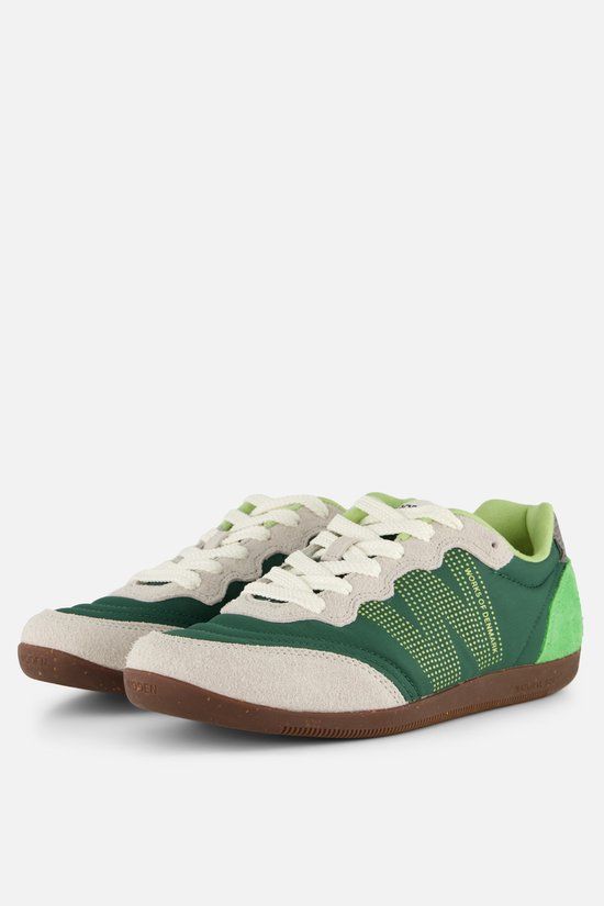 Woden Nanna Sneakers groen Leer - Maat 38
