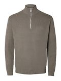 Selected Dane Half Rits Trui Grijs 2XL Man