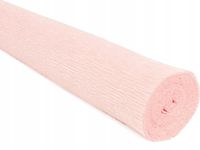 CARTA CARTOTECNICA ROSSI SRL Gekreukeld crêpepapier lichtroze 180g - 50x250cm