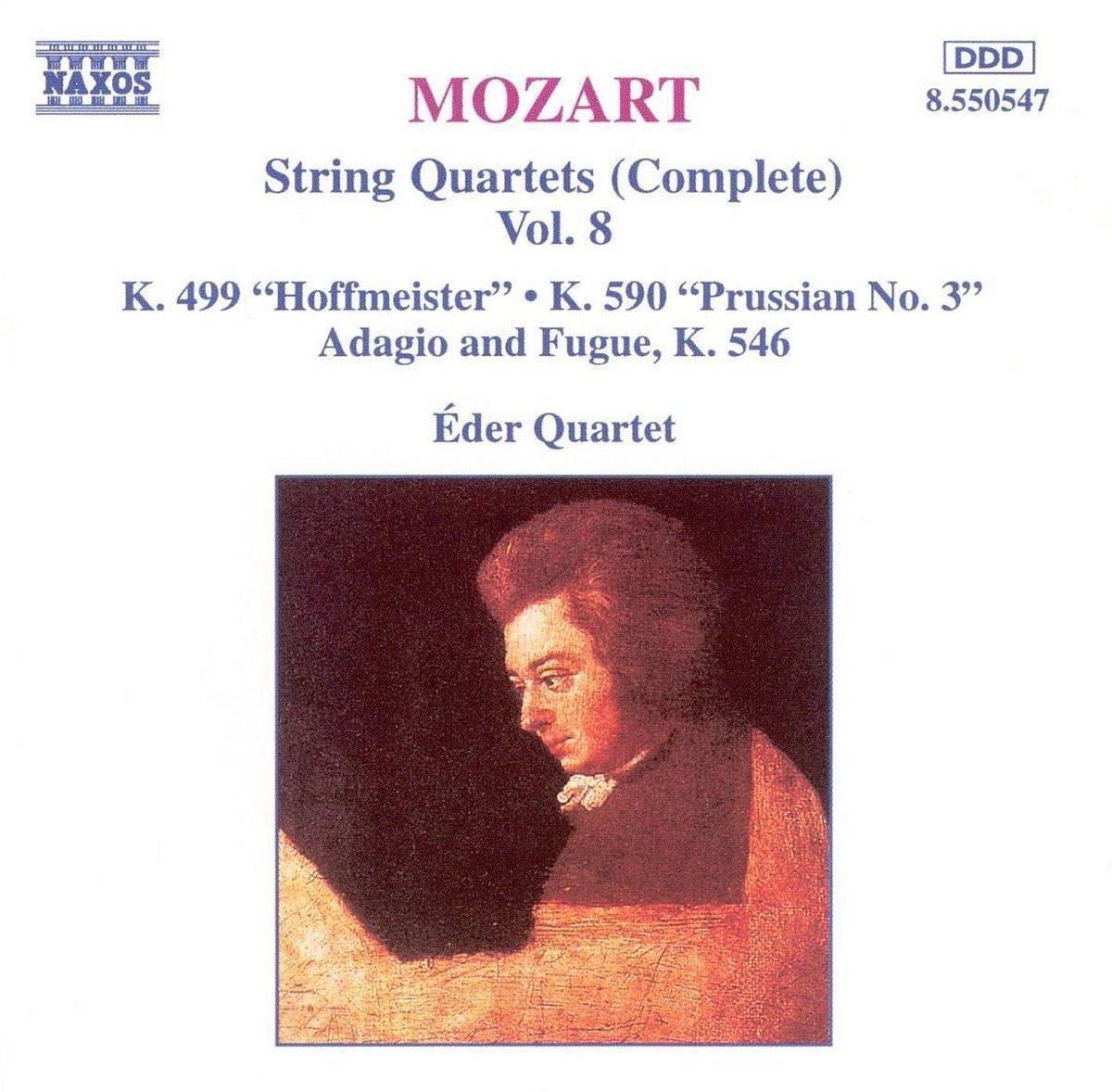 OUTHERE Wolfgang Amadeus Mozart: Quartetti Per Archi Vol 8: Nr 20 Nr 23