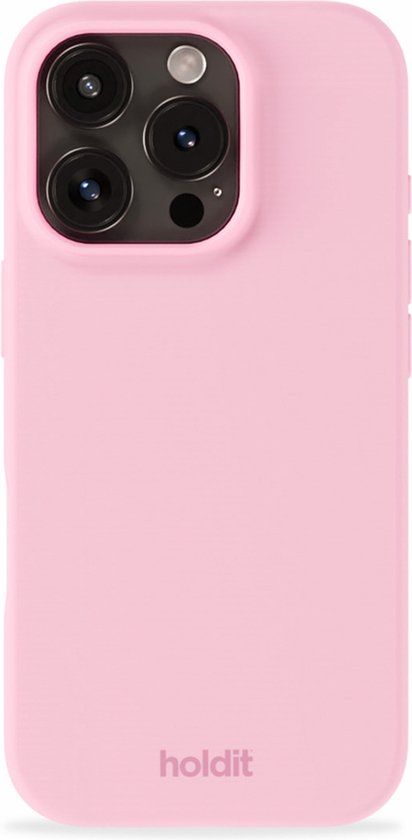 Holdit Silicone Case geschikt voor Apple iPhone 16 Pro Max - Pink