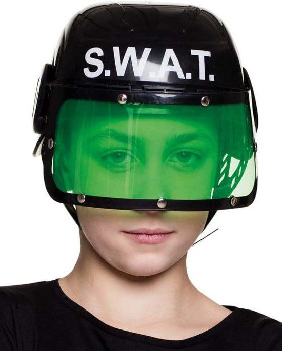 Generik SWAT helm voor kinderen - Verkleedhoofddeksel