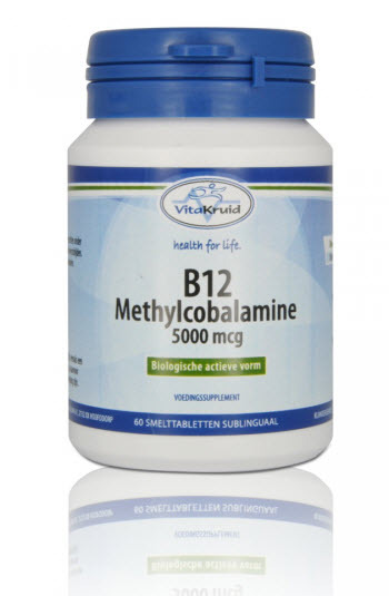 Vitakruid B12 Methylcobalamine 5000µg Smeltabletten