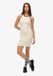 Superdry Athletic Essentials geribde tankjurk Dames Off White UK10-EU38