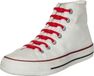 Shoeps elastische veters - 14x - rood - sneakers/sportschoenen - geen strikken nodig