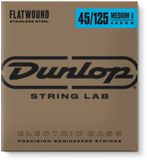 Jim Dunlop Flatwound - Basgitaarsnaren - 5-Snarig - Medium Scale - 45-125
