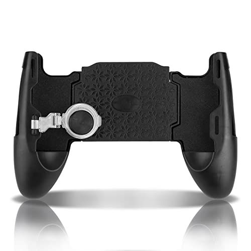 Garsent Telefoon gamepad, 3 in 1 draagbare universele mobiele telefoon gamepad houder Telescopische gamepad gamecontroller Joystick voor PUBG Compatibel met 4,5-6,5 inch smartphones.
