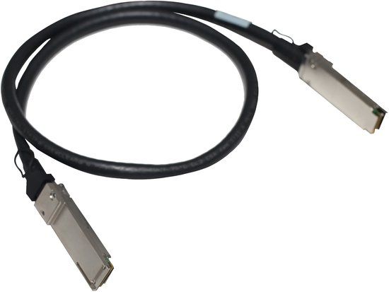 HPE 100Gb QSFP28 to QSFP28 0.5m Direct Attach Copper Cable InfiniBand en Glasvezelkabel DAC Zwart