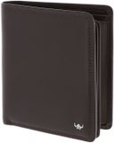 Golden Head Leren portemonnee Polo RFID Protect Kombischeintasche 1232 Dunkelbraun