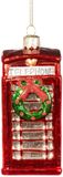 Sass & Belle Engelse rode telefooncel kerstbal