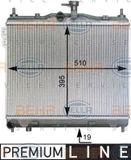 BEHR HELLA SERVICE 8MK 376 762-001 Radiator, motorkoeling