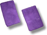 US Glove Polsbanden Zweetbanden Katoen Paars 11 cm