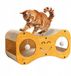 Meow&Mrrrau Kartonnen Krabmeubel met Speeltjes 60cm Beige