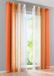 2-pack Modena 2-pack gordijnen verticaal kleurverloop print transparant met oogjes en gordijnhouders, gordijn, deco-gordijn HxB 225x140 cm oranjetinten