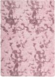 vidaXL Hoogpolig vloerkleed NAVARRA 120x170 cm polyester stoffig roze