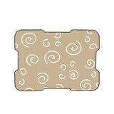 Bonamaison, Digitaal bedrukte muismat, antislip onderkant, voor kantoor en thuis, afmetingen: 22x18 cm