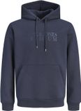 JACK&JONES JPRBLAETHAN BRANDING HOOD SWEAT SMU Heren XXL Night Sky