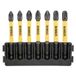 DeWalt, Bits, 7 Stuks 57mm Pozi Mix Staaf Flextorq (Kruis Pozidriv PZ)