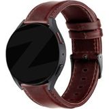 Bandz Bracelet cuir 'Classic' Amazfit Bip 5 (marron foncé)