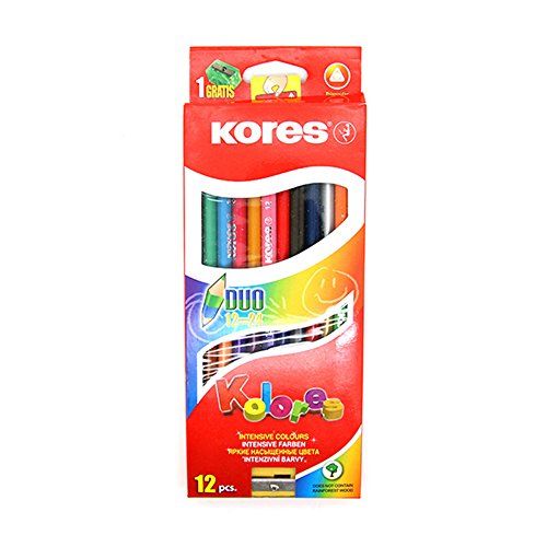 KORES 93312 Kleurpotloden, 12 potloden
