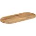 Plateau de table bois massif manguier ovale 80x40x2,5 cm