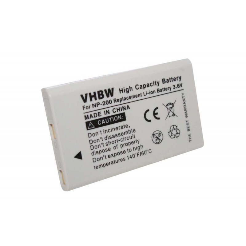 VHBW Camera accu compatibel met Minolta NP-200 / 700 mAh