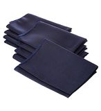 La-linnen LA Linen 10-pack polyester napkins, 18 x 18 inch, marineblauw