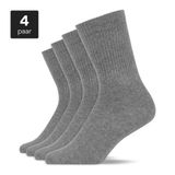 SNOCKS Tennissokken Heren & Dames - Premium Kwaliteit - Sportsokken Heren - Sportsokken Dames - Wandelsokken - Hardloopsokken - Maat 35/50 - 4 Paar - Duurzaam Cadeau