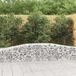 Maison Exclusive - Geknoopte gaasbakken, 7 stuks, 400x50x40/60 cm, verzinkt staal