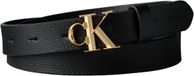 Calvin Klein Riem Mannen Leer Broekriem Zwart