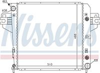 NISSENS Kühler, Motorkühlung 61017