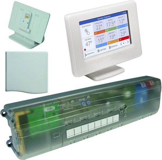Honeywell Evohome Slimme thermostaat - Wifi - Draadloos - Vloerverwarmingspakket