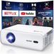 Projecteur vidéo - Full HD 1080p - 4K et HDR10 - Netflix - Autofocus - Wifi 6 - Bluetooth