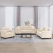 Maison Exclusive - Ensemble de canapés 3 pièces avec coussins, microfibre beige