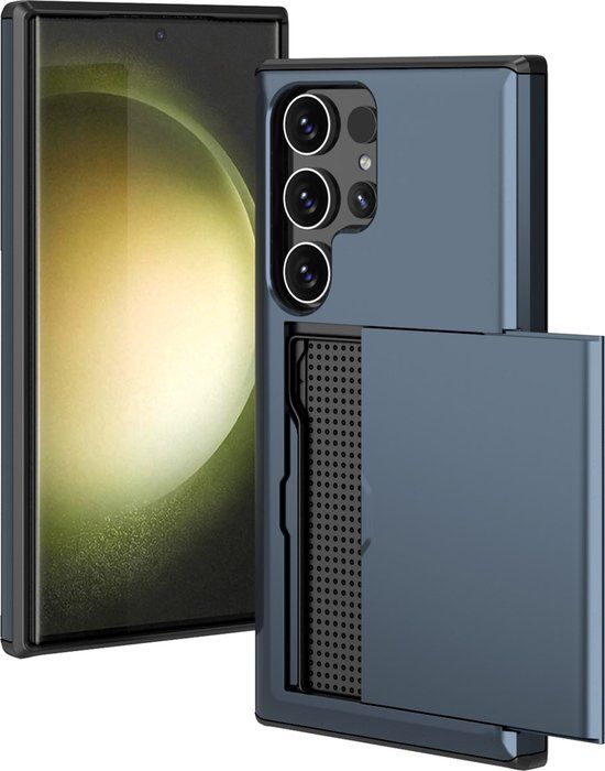iMoshion Backcover Samsung Galaxy S24 Ultra - Card Holder - Dark Blue