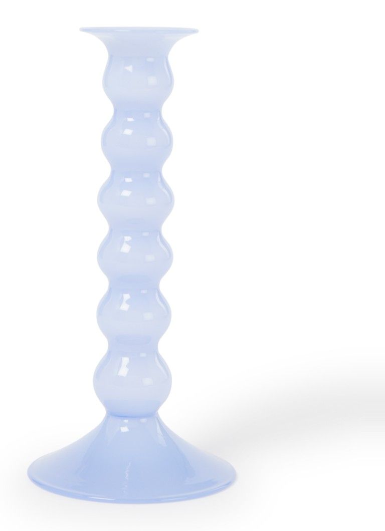 Hay Wavy L Candlestick 21 cm - Lila