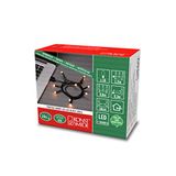 Konstsmide Led-lichtsnoer, vorstbestendig, 10 barnsteenkleurige diodes, binnen (USB), 0,64W, zwarte kabel - 1772-830