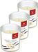 Trend Candles Bougie parfumée - 3x - in glas - Vanille aroma - 25 branduren - 7 x 8 cm